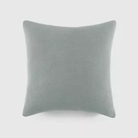 Casual Comfort Solid Cotton Square Throw Pillow