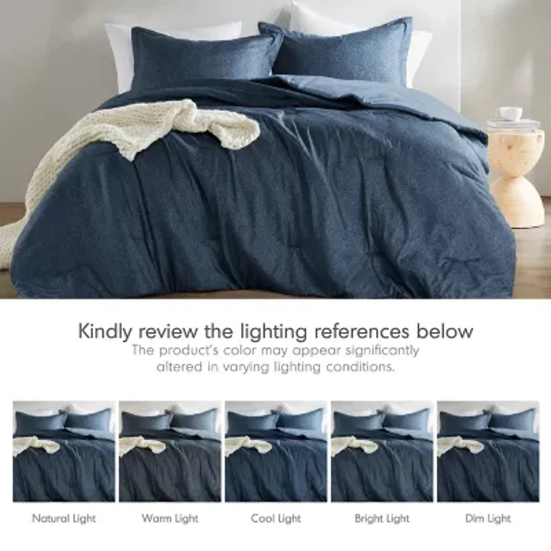 510 Design Camden Chambray Print Midweight Comforter Set