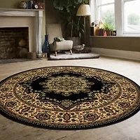 Radici Castello Cora Traditional Medallion 5'X5' Indoor Round Area Rug