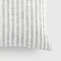 Casual Comfort Bengal Stripe Yarn Dyed Square Throw Pillow