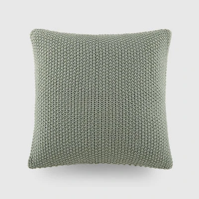 Casual Comfort Stitch Knit Acrylic Square Throw Pillow