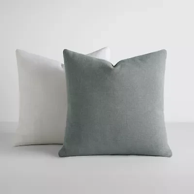 Casual Comfort Solid 2pk 2-pc. Square Throw Pillow