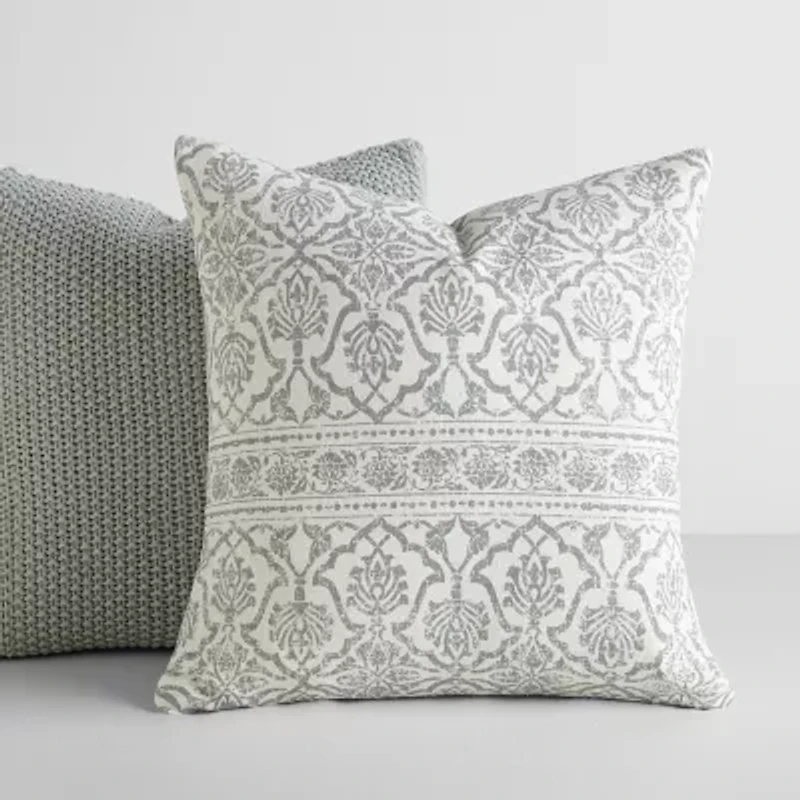 Casual Comfort Seed Stitch Knit Pttrn 2pk 2-pc. Square Throw Pillow