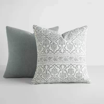 Casual Comfort Antique Floral 2pk 2-pc. Square Throw Pillow