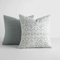 Casual Comfort Antique Floral 2pk 2-pc. Square Throw Pillow