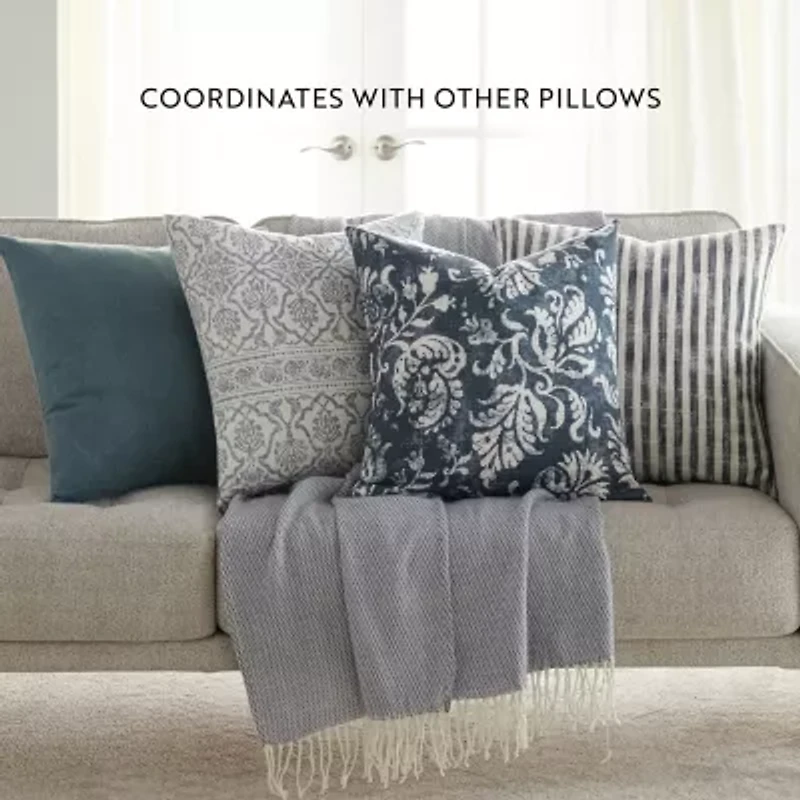 Casual Comfort Antique Floral 2pk 2-pc. Square Throw Pillow