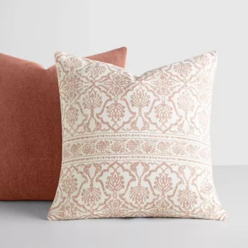 Casual Comfort Antique Floral 2pk 2-pc. Square Throw Pillow