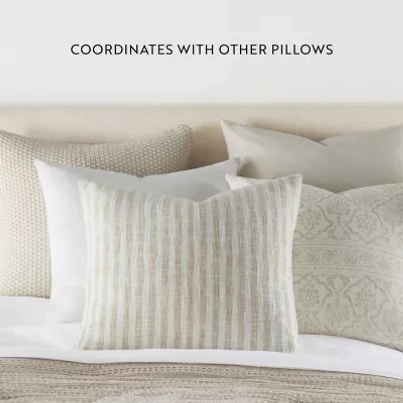 Casual Comfort Bengal Stripe Yarn Dyed 2pk 2-pc. Square Throw Pillow