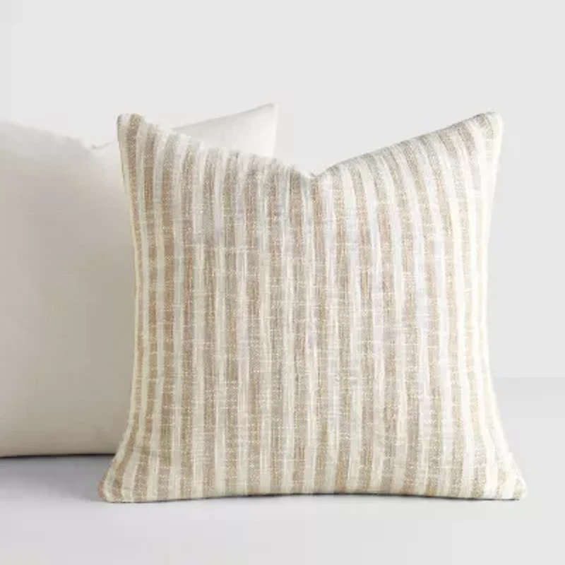 Casual Comfort Bengal Stripe Yarn Dyed 2pk 2-pc. Square Throw Pillow
