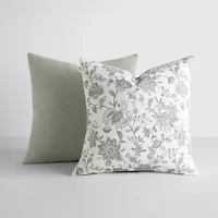 Casual Comfort Seed Stitch Jacobean 2pk 2-pc. Square Throw Pillow