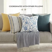 Casual Comfort Yarn Dyed Framed 2pk 2-pc. Square Throw Pillow