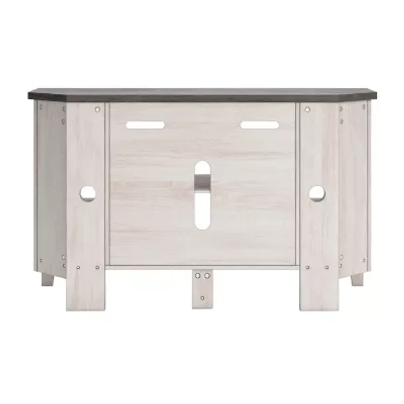 Signature Design by Ashley® Dorrinson 48'' Corner TV Stand with 5 Shelves