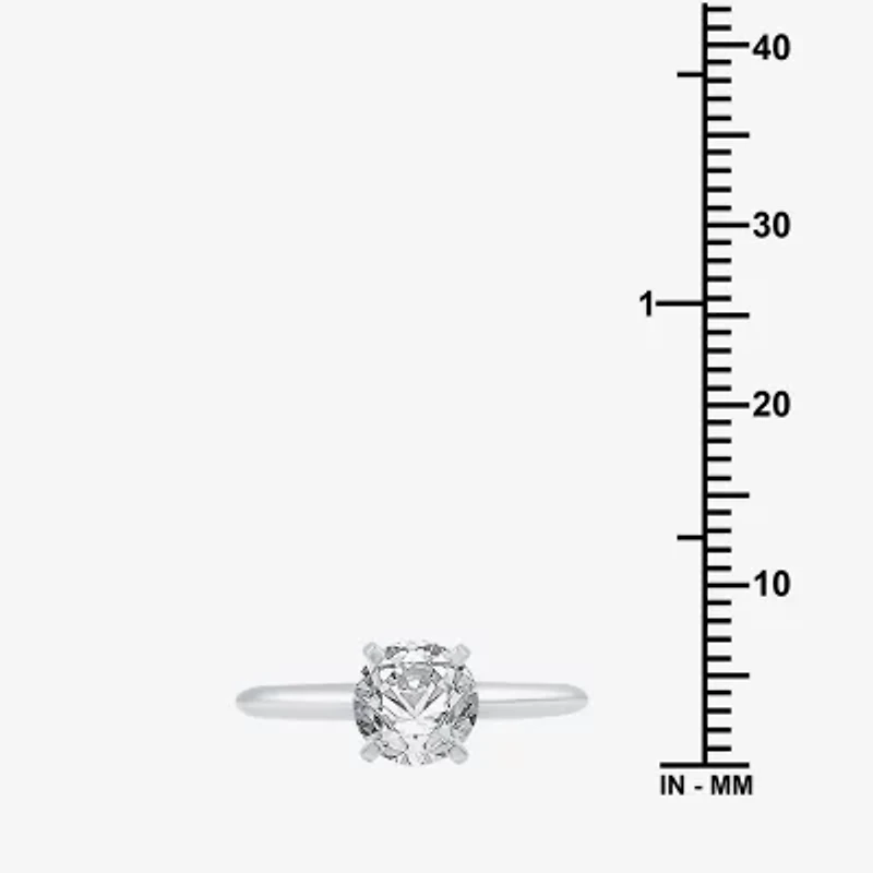 1 1/4 CT. Lab-Grown (G / SI2) Diamond Round Solitaire Engagement Ring 14k Gold