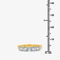 1 CT.T.W. Natural Diamond 10K Yellow Gold 5-Stone Wedding Band