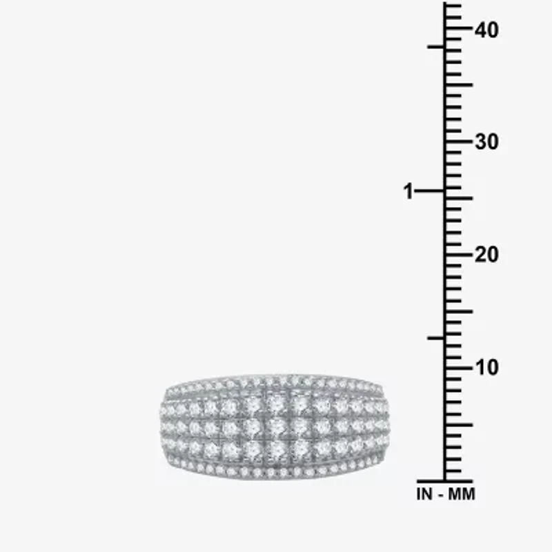 Womens 1 CT. T.W. Natural White Diamond 10K Gold Anniversary Band