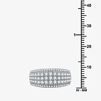 Womens 1 CT. T.W. Natural White Diamond 10K Gold Anniversary Band