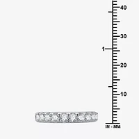 (H-I / I1) Womens 2 CT. T.W. Lab Grown White Diamond 10K Gold Wedding Band