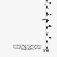 (G / Si1-Si2) Womens 2 CT. T.W. Lab Grown White Diamond 10K Gold Wedding Band