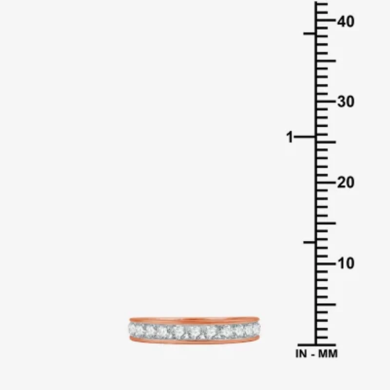 1 CT. T.W. Lab-Grown Diamond Wedding Band 10K or 14K Gold