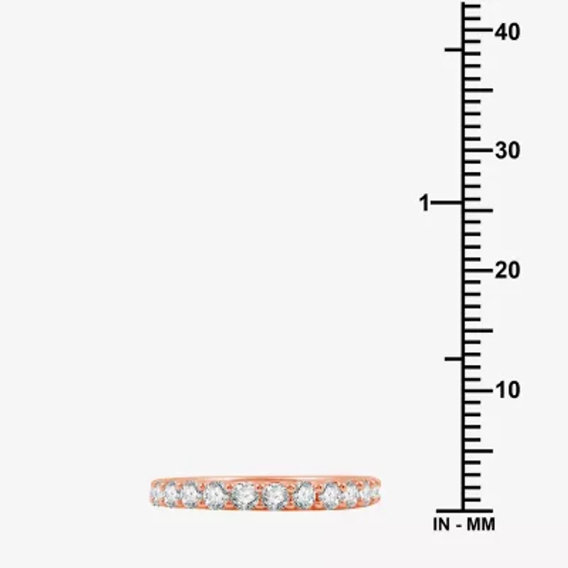 1 CT.T.W. Lab-Grown Diamond Wedding Band 10K or 14K Gold