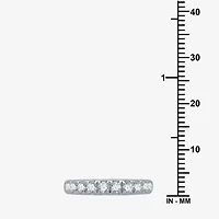 (H-I / I1) Womens 1 CT. T.W. Lab Grown White Diamond 10K Gold Wedding Band