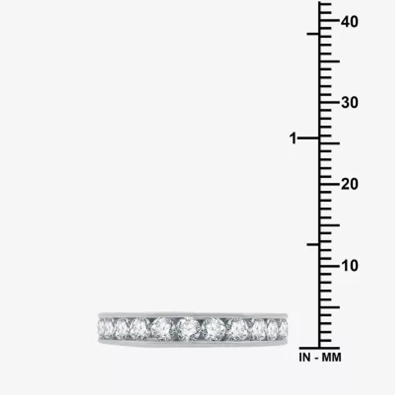 Deluxe Collection Womens 1 CT. T.W. Natural White Diamond 14K Gold Wedding Band