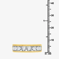 Deluxe Collection Womens 2 CT. T.W. Natural White Diamond 14K Gold Wedding Band