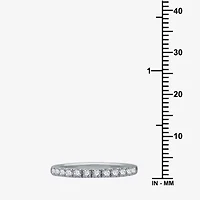 (I / Si2) Womens 2 3/4 CT. T.W. Lab Grown White Diamond 10K Gold Round Side Stone Halo Bridal Set