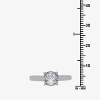 (H-I / I1) Womens 1 CT. T.W. Lab Grown White Diamond 10K Gold Round Solitaire Engagement Ring