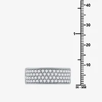 Womens 1 CT. T.W. Natural White Diamond 10K Gold Anniversary Wedding Band