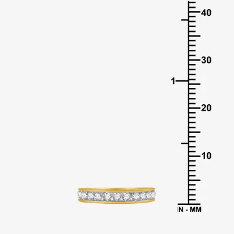 1 CT. T.W. Lab-Grown Diamond Wedding Band 10K or 14K Gold