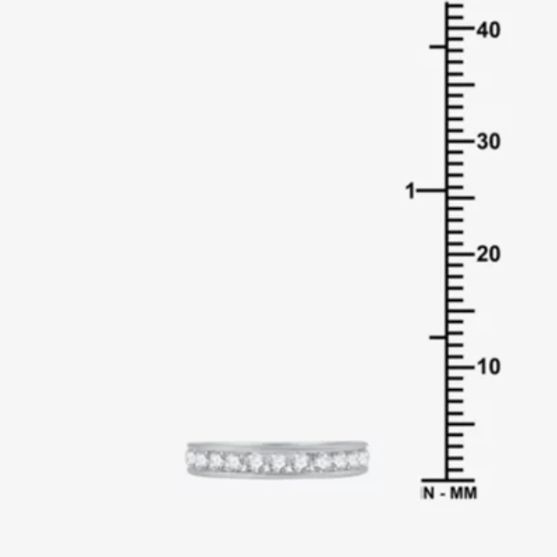 1 CT. T.W. Lab-Grown Diamond Wedding Band 10K or 14K Gold