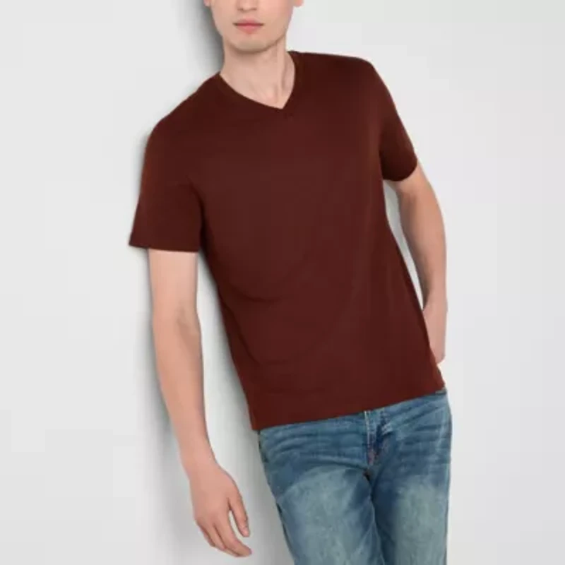 Arizona Mens V Neck Short Sleeve T-Shirt