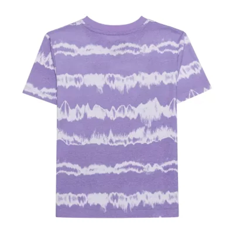 Disney Collection Little & Big Kid Boys Crew Neck Short Sleeve Regular Fit Lilo & Stitch Graphic T-Shirt