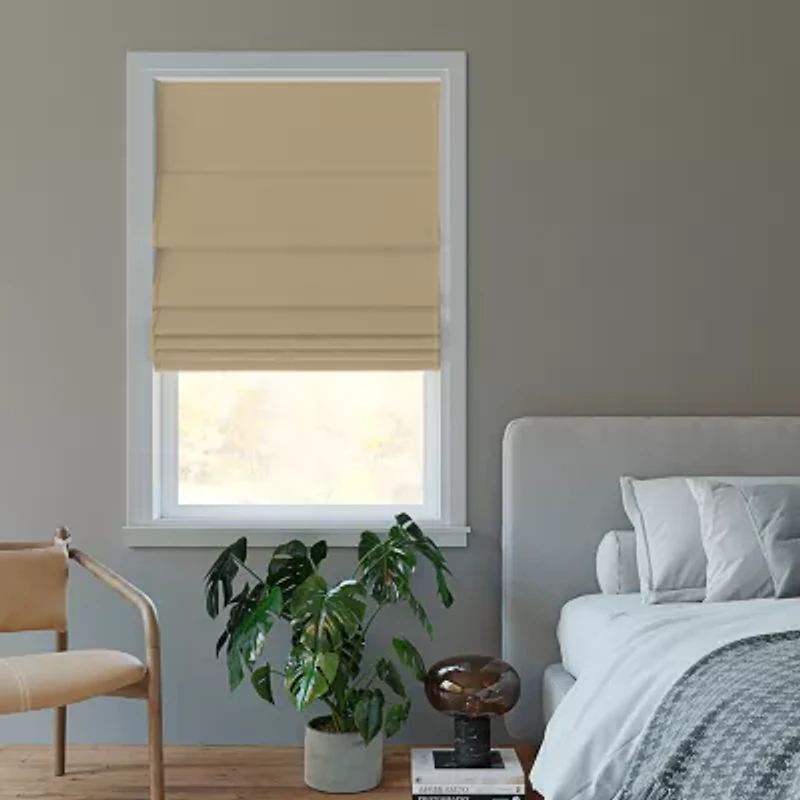 Sun Zero Morin Cordless 100% Blackout Roman Shade