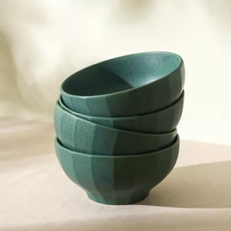 Stone + Lain Rio 4-pc. Stoneware Cereal Bowl