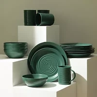 Stone + Lain Orbit 4-pc. Stoneware Dinnerware Set