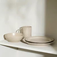 Stone + Lain Orbit -pc. Stoneware Dinnerware Set