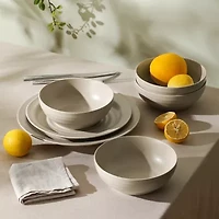 Stone + Lain Orbit 4-pc. Stoneware Dinnerware Set