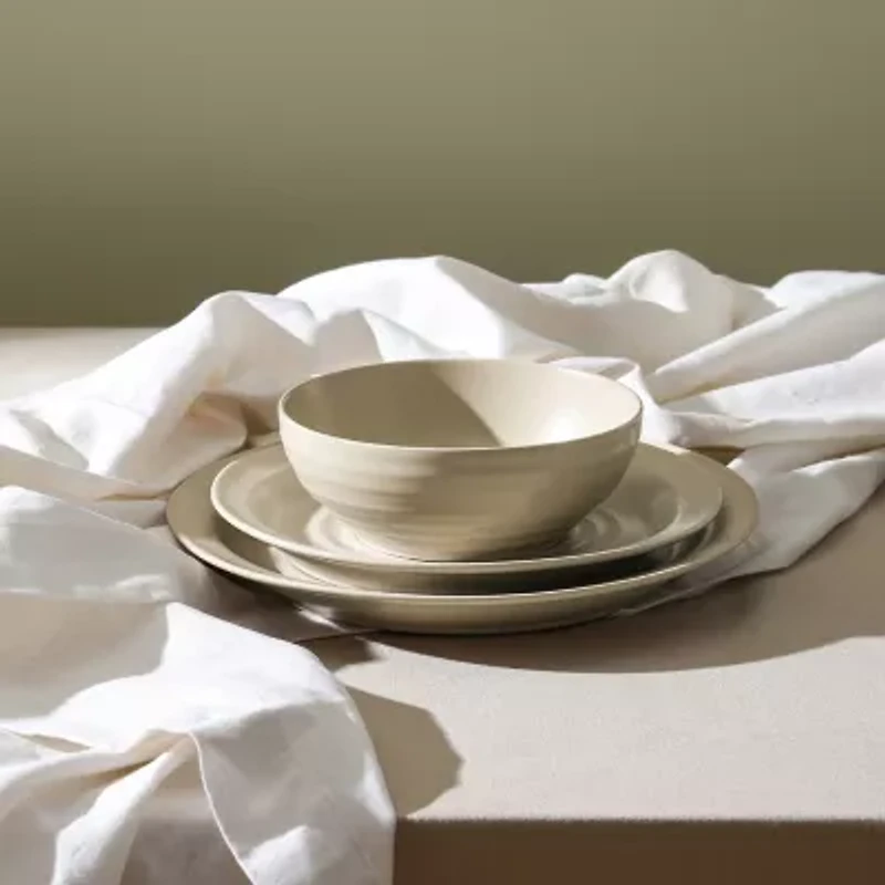 Stone + Lain Orbit 4-pc. Stoneware Dinnerware Set