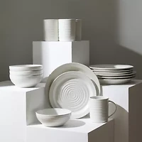 Stone + Lain Orbit 4-pc. Stoneware Dinnerware Set