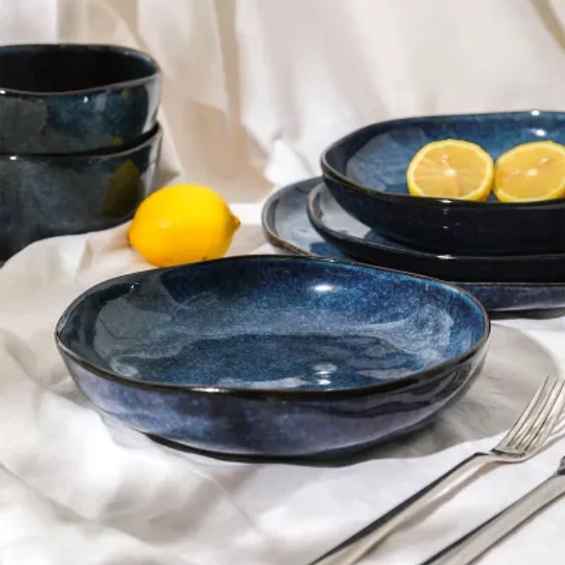 Stone + Lain Mirella 4-pc. Stoneware Pasta Bowl