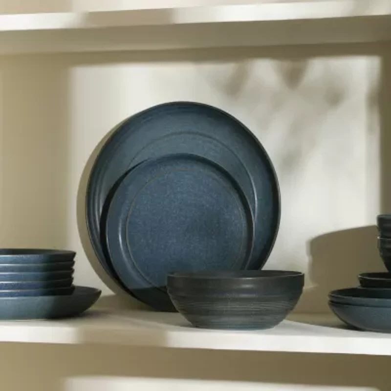 Stone + Lain Elio 4-pc. Stoneware Salad Plate