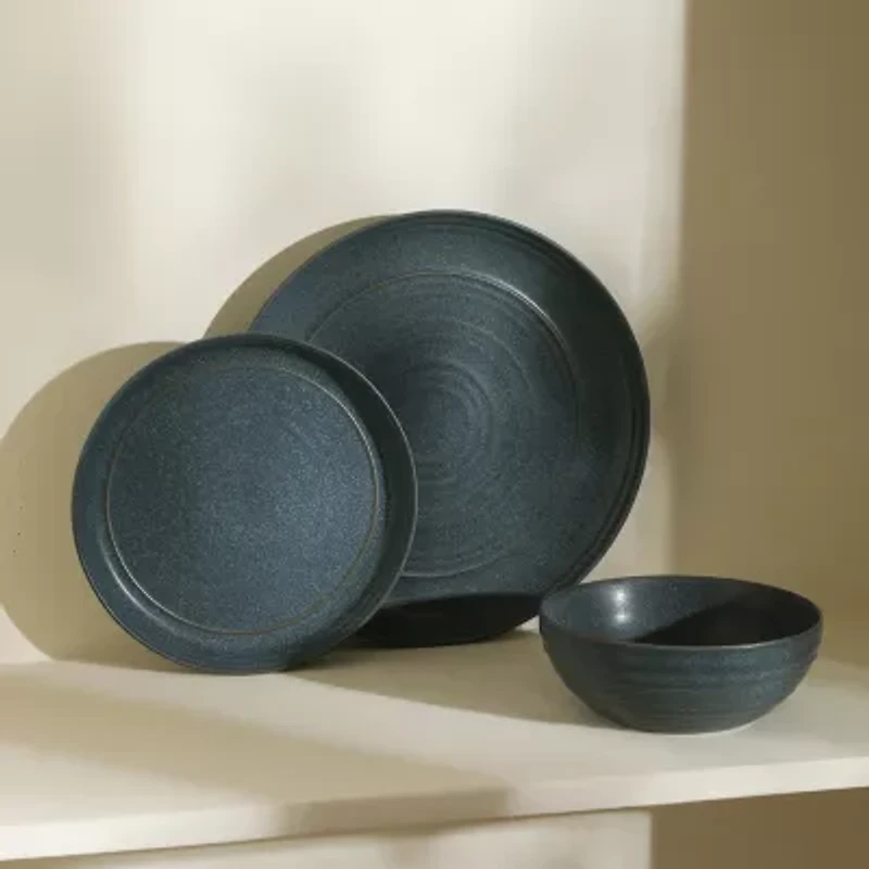 Stone + Lain Elio 4-pc. Stoneware Dinner Plate