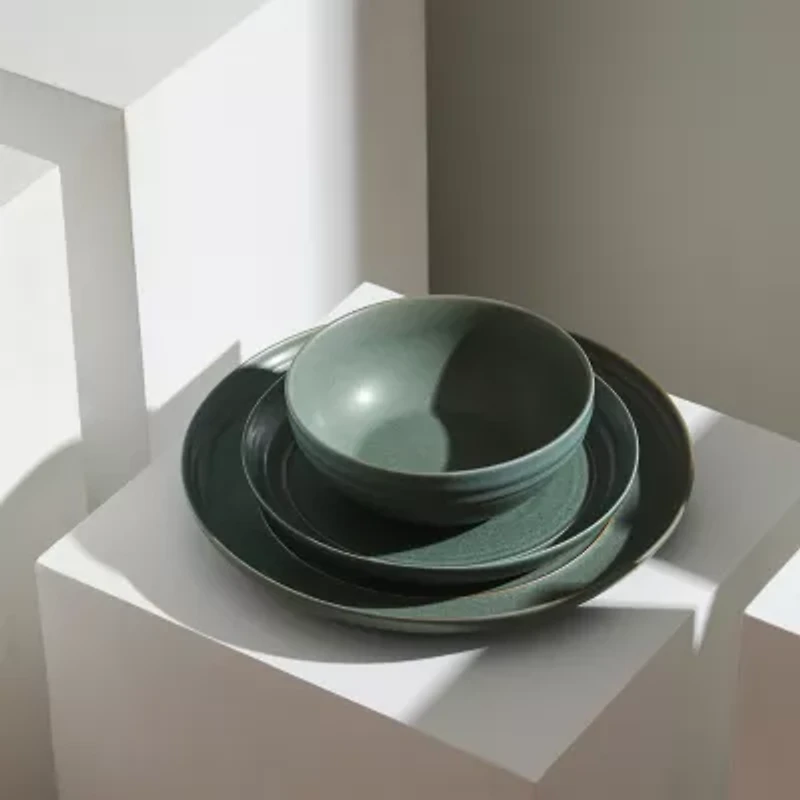 Stone + Lain Elio 4-pc. Stoneware Dinnerware Set