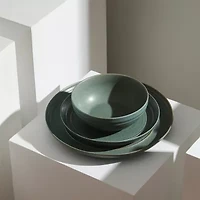 Stone + Lain Elio 4-pc. Stoneware Dinnerware Set
