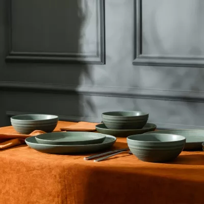 Stone + Lain Elio 4-pc. Stoneware Dinnerware Set