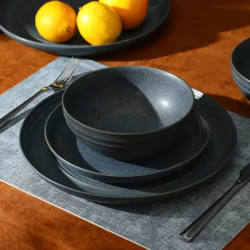 Stone + Lain Elio 4-pc. Stoneware Dinnerware Set