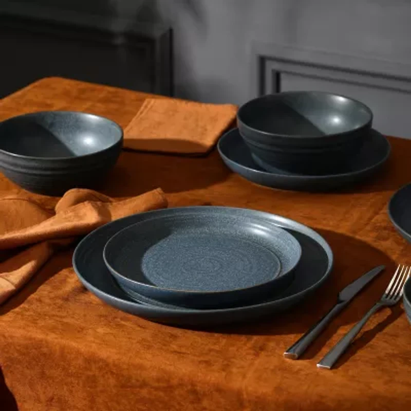 Stone + Lain Elio 4-pc. Stoneware Dinnerware Set