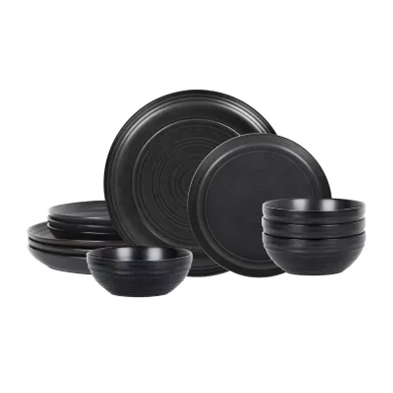 Stone + Lain Elio 4-pc. Stoneware Dinnerware Set